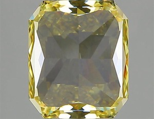 Diamante Cultivado en Laboratorio de Corte Radiante, Color Amarillo Intenso, de Alta Tendencia, para Joyería, Piedra Suelta de Lujo a Precio de Mayoreo - Product Image 3