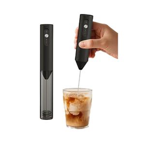 Mousseur à lait électrique en acier inoxydable rechargeable par USB, agitateur à <span class=keywords><strong>café</strong></span>, batteur à œufs, fouet portatif, mousseur à lait - Product Image 1