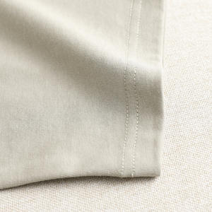 Camiseta de hombre en blanco de peso pesado de algodón puro Camiseta de gran tamaño de peso pesado para hombre - Product Image 6