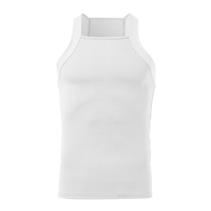 Débardeur Homme Tricoté Respirant Sans Manches pour Entraînement – Qualité Supérieure, Style Urbain, Col en V, Polyester/Coton - Product Image 4