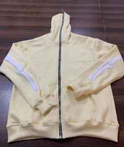 Sweat-shirts à capuche en molleton français personnalisés de haute qualité pour hommes, streetwear d'hiver, coupe oversize, épaules tombantes, 100% coton, shorts - Product Image 1