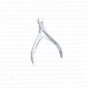 Pinza profesional para cutículas de acero inoxidable, bloqueo de logotipo personalizado, herramienta para el cuidado de las uñas para los dedos - Product Image 5