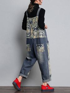 Pantalones Cortos Tipo Dungaree para Mujer, Estilo Vintage, Ecológicos, Lavado Claro, Decoración con Botones, Estilo Informal, Overol - Product Image 2