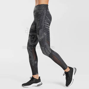 กางเกงเลกกิ้งออกกำลังกายแบบระเหิดสำหรับผู้หญิงเลกกิ้งพิมพ์ลายซับลิเมชัน - Product Image 3