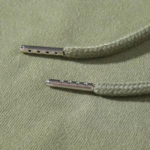 เสื้อฮู้ดดี้ผู้ชายทรงปกติ สไตล์วินเทจ ผ้าฝ้าย 100% หนานุ่ม สำหรับฤดูหนาว สีซีดแบบซันเฟด ดีไซน์เรียบง่าย ระบายอากาศได้ดี กันลม - Product Image 2