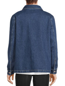 Venta al por mayor 2025 chaqueta de mezclilla de los hombres en el precio barato transpirable sostenible bajo precio personalizado logotipo hombres chaqueta de mezclilla servicio OEM - Product Image 4