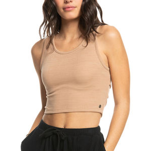 Camisetas sin mangas de punto transpirables ligeras para mujer, ropa de verano de longitud corta de calidad Superior al por mayor - Product Image 1