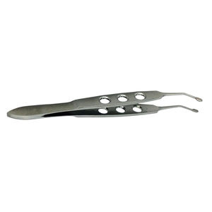 Pinzas Anguladas de Acero Inoxidable para Microcirugía Oftalmológica, Uso Profesional, Certificación CE Clase I - Product Image 6