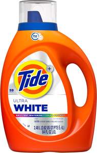 Detergente Líquido para Ropa Tide Ultra White, 84 fl oz, 59 Lavados, Detergente Líquido para Ropa para Blanquear Prendas Blancas y de Color - Product Image 2