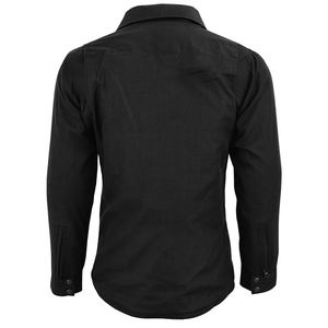 Camisa de motocicleta de franela negra de última moda para hombre, manga larga de ajuste Regular, transpirable, % algodón, motorista de talla grande, Verano - Product Image 2