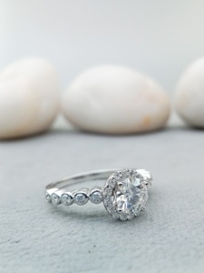 Custom Fancy Solitaire Oval VVS Moissanite Wedding Diamond Ring 4 Carat Gold 14k 18k Engagement for Anniversary Party Gift 100% - Product Image 3