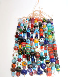 Lámpara de 10 hebras, cuentas de vidrio de trabajo, combinación azul para fabricación de joyas, decoración, manualidades DIY - Product Image 4