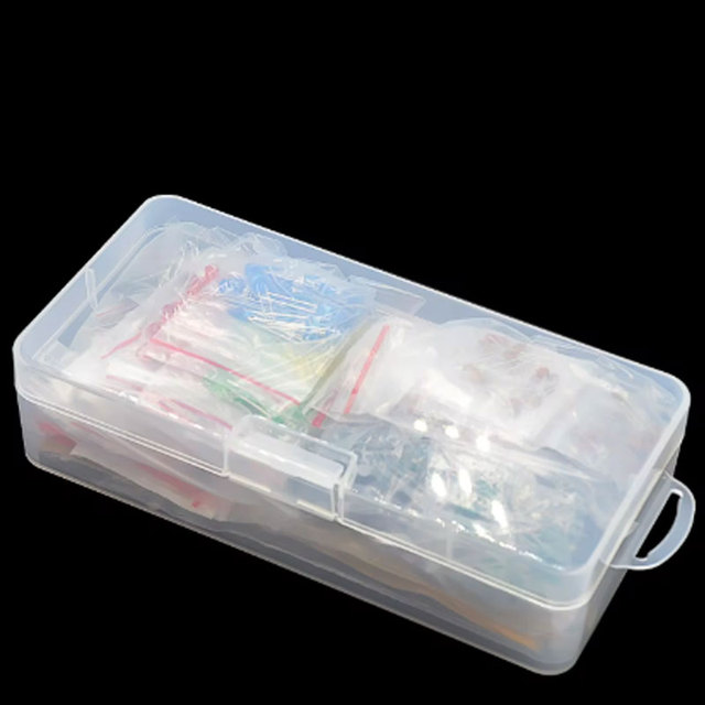 Electronic components Kits Metal film Resistor assortment kit led diodes electrolytic Capacitor Ceramic set transistor Pack diy