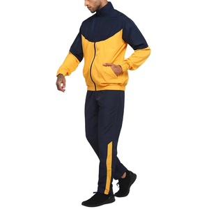 Combinaisons coupe-vent de sport pour hommes Veste coupe-vent et pantalon de survêtement Ensemble coupe-vent en nylon deux pièces pour hommes - Product Image 1