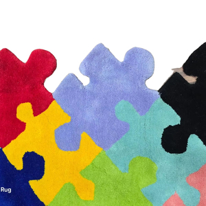 Alfombra moderna de lana fina y suave para habitación de niños, floral felpudo hecho a mano, máquina de tendencia de algodón - Product Image 4