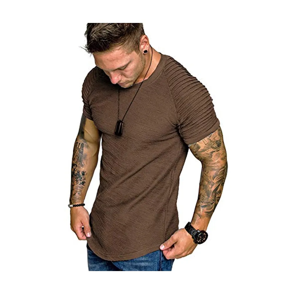 Custom Men Fitness Athletic Wear Good Omens T-Shirt Wholesale Polyester Sport Gym T Shirts For Men/