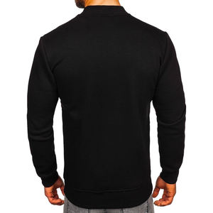 Chaqueta de bombardero de invierno de alta calidad personalizada para hombre, elegante cuello alto con el último estilo de calle principal y patrón de letras - Product Image 3