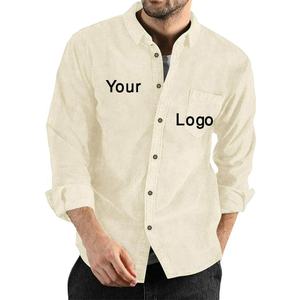 ผู้ผลิตโดยตรง! เสื้อเชิ้ตลำลองผ้าฝ้าย100% สำหรับผู้ชายขนาดใหญ่พิเศษพิมพ์ลายปักโลโก้ตามสั่งสำหรับฤดูใบไม้ร่วง - Product Image 4