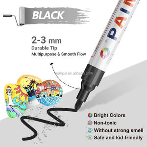 Juego de Marcadores Permanentes Personalizados de 24 Colores, Punta Redonda, Marcador para CD/DVD, Resistente al Agua, para Hogar y Oficina, Marcador Permanente para Pintar - Product Image 3