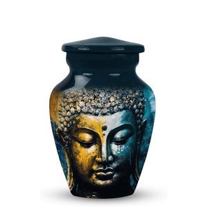 Gautam Buddha Urns for Human Ashes Adult Female <b>Mom</b> Cremation Urns for Human Ashes Mini for Ashes Cremation Urn Custom Size - Product Image 3