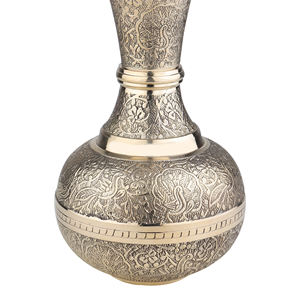 Vase de sol en métal au design moderne de qualité standard pour la décoration de table Grand vase en métal du fabricant indien Pièce maîtresse - Product Image 2