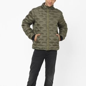 Chaqueta de Hombre con Capucha Regular de Alta Costura, Relleno de Poliéster y Algodón de Alta Calidad, Manga Larga, Estilo Puffer - Product Image 6