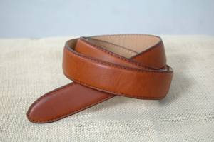 Cinturón de piel auténtica de calidad superior unisex, estilo de moda occidental con hebilla de aleación, longitud personalizada, logotipo personalizado para hombre - Product Image 4