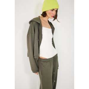 Sudadera con capucha y cremallera para uso diario (Viscosa/Poliéster) - Product Image 5