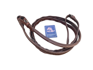 Nuevo diseño de cuero de alta calidad, riendas de brida de caballo, longitudes personalizables - Product Image 6