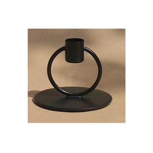 Wholesale Iron Candle Stand With Heart Shape Customized Candle Holder for Dinner Table Best Quality <b>Black</b> Candle Holder - Product Image 6