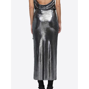 Falda brillante con abertura - Product Image 3