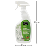 Formule d'enzymes actives OEM ODM sous marque privée, éliminateur d'urine pour animaux de compagnie, spray anti-taches et anti-odeurs pour chiens, parfum gelée de fruits