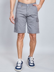 Pantalones cortos Cargo de seis bolsillos de sarga de algodón de calidad superior para hombres Pantalones de utilidad sólidos con estilo duradero Respetuoso con el medio ambiente Casual todos los días - Product Image 2