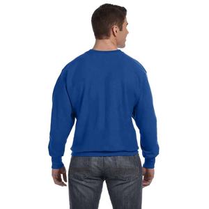Sweat-shirt à col rond en molleton de coton surdimensionné avec logo personnalisé pour hommes pour les activités de plein air en hiver Design vierge pour personnalisation - Product Image 5