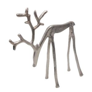 ชุดกวางเรนเดียร์เหล็ก3ชิ้นพร้อมตัวยึดไฟตัวทีสีเงินขนาดเล็กสำหรับตกแต่งคริสต์มาส - Product Image 4