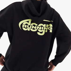 Vente chaude Latset Noir Goutte Épaule Femmes Surdimensionné Imprimé À Capuche Anti-Rides Et Respirant Hoodies Femmes Zip Up Hoodie - Product Image 1