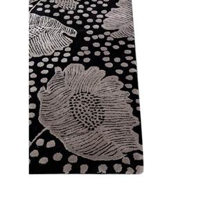 Hacienda Floral & Striped <b>Hand</b> <b>Tufted</b> Wool & Viscose <b>Rug</b> Tra-14892 Rectangular Plush for Home Living Room or Hallway - Product Image 4