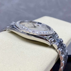 Montre mécanique personnalisée de 41 mm avec lunette en diamant moissanite, personnalisation du logo disponible, montre automatique de luxe pour homme - Product Image 2