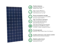 Modul Surya PV Monokristalin Bifasial Tipe-N PERC Efisiensi Tinggi 200W 210W Sel 182mm untuk Aplikasi Grid