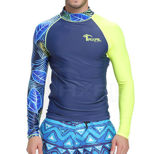 Bajo MOQ Venta al por mayor Hombres Rash Guard Gym Fitness Wear Hombres Rash Guard Color sólido Hombres Rash Guard - Product Image 1