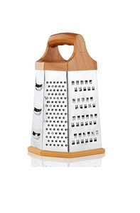 Rallador de acero inoxidable Kaddukas Trituradora | Rallador de especias | Artículo de cocina Pack de 1 Plata - Product Image 4