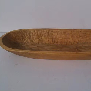 Assiette en bois de bambou moderne écologique allant au lave-vaisselle, plateau de service en forme de rectangle, finition polie, cadeau d'affaires-India Art - Product Image 1