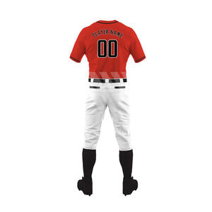 ชุดเบสบอลสำหรับผู้ชายชุดเครื่องแบบทีมชุดระบายอากาศออกแบบโลโก้ตามสั่ง - Product Image 3