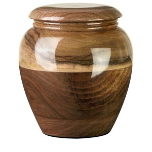 URNE EN BOIS DE QUALITÉ SUPÉRIEURE AVEC VIS EN MÉTAL URNE DE CRÉMATION SERRÉE POUR L'HOMME ET LE PET URNE FUNÉRAIRE EN BOIS DE MANGUE LA PLUS ABORDABLE EN VENTE - Product Image 2