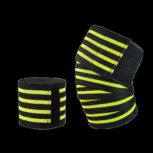 Genouillères avec soutien élastique-Idéal pour l'haltérophilie, la dynamophilie et les entraînements de gymnastique | Confort en mélange de coton - Product Image 6