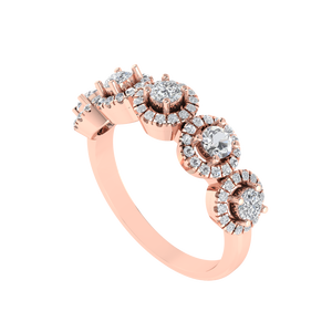 Bague en argent sterling 925 pur certifié BIS, zircone cubique, plaqué or, options rhodium et or rose, pierre principale en agate taille poire, 3,0 g - Product Image 3