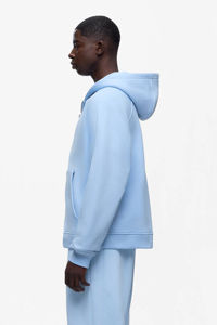 Survêtements en molleton français lourd, écologiques, respirants, en coton, hiver, ample, surdimensionné, ensemble sweat-shirt et pantalon de survêtement pour hommes - Product Image 3