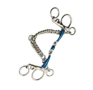 Nueva llegada de acero inoxidable media mejilla conducción Snaffle Horse Bit equipo de entrenamiento hecho por TARIQ MFG CO - Product Image 6