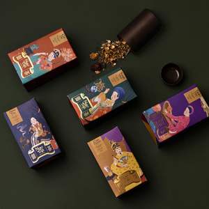 Caja de correo Kraft roja orgánica para mantequilla de almendras y productos a base de hierbas Embalaje ecológico personalizado con estilo natural y atractivo rústico - Product Image 2