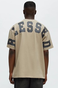 Summer Trendy Wholesale OEM Custom Puff <b>print</b> T-Shirt graphic Short Sleeves Loose O-neck Casual <b>Alphabet</b> - Product Image 5